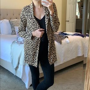 Leopard blazer - never been worn.